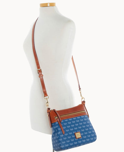 Dooney & Bourke MLB Rays Crossbody 25 Navy