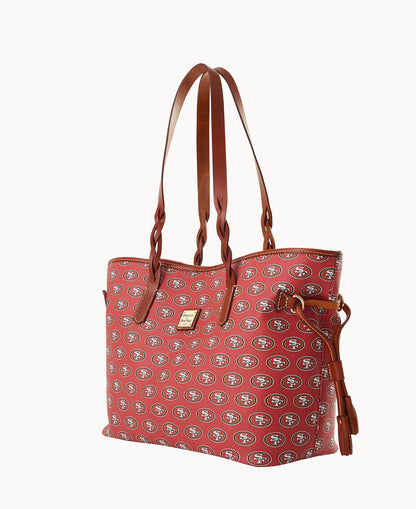 Dooney & Bourke NFL 49ERS Bailey Bag Red