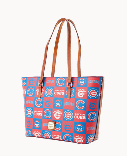Dooney & Bourke MLB Cubs Zip Tote Blue