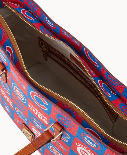 Dooney & Bourke MLB Cubs Zip Tote Blue