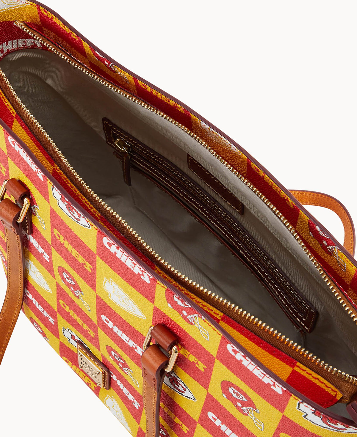 Dooney & Bourke NFL Chiefs Zip Tote Red