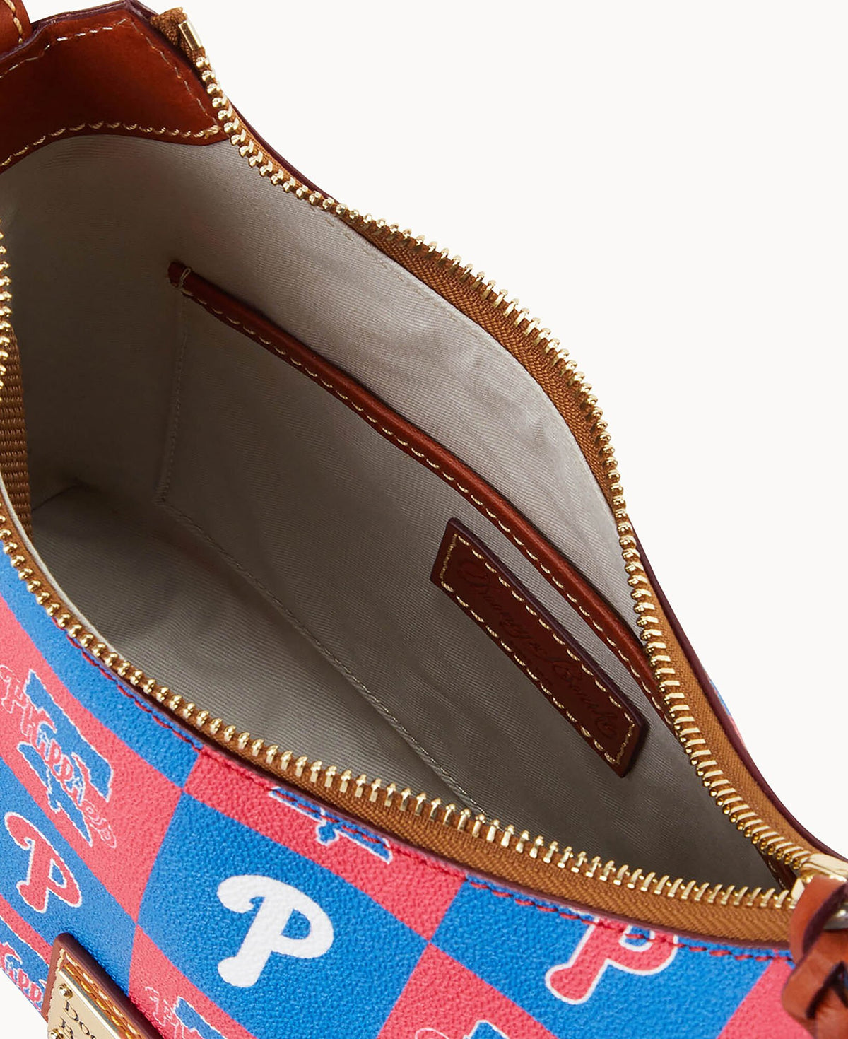 Dooney & Bourke MLB Phillies Baguette Red
