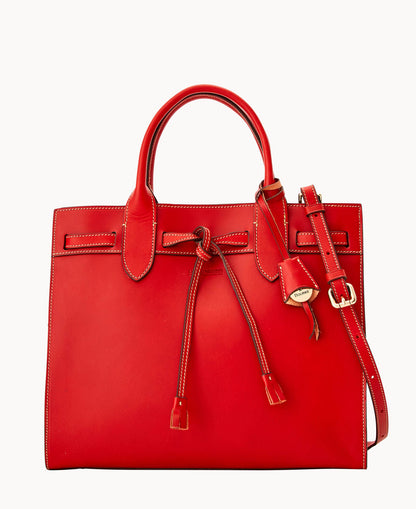 Dooney & Bourke Alto Tassel Tote Red