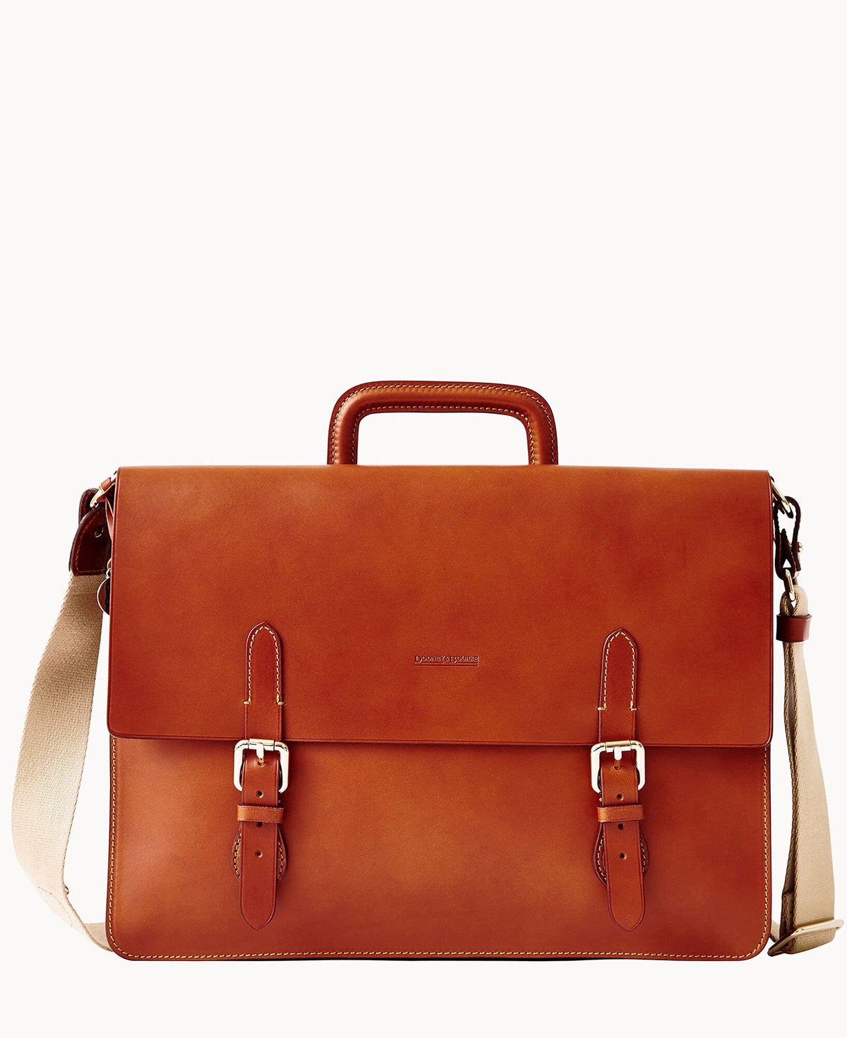 Dooney & Bourke Alto Hidden Handle Brief Saddle
