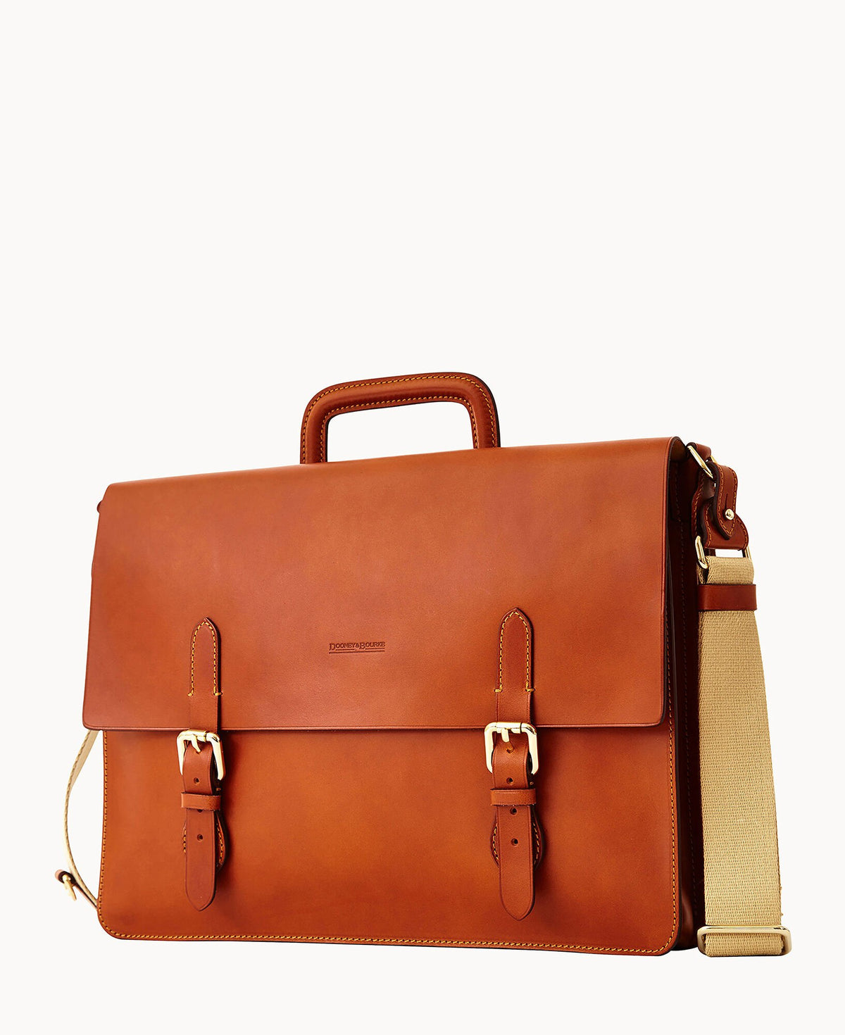 Dooney & Bourke Alto Hidden Handle Brief Saddle