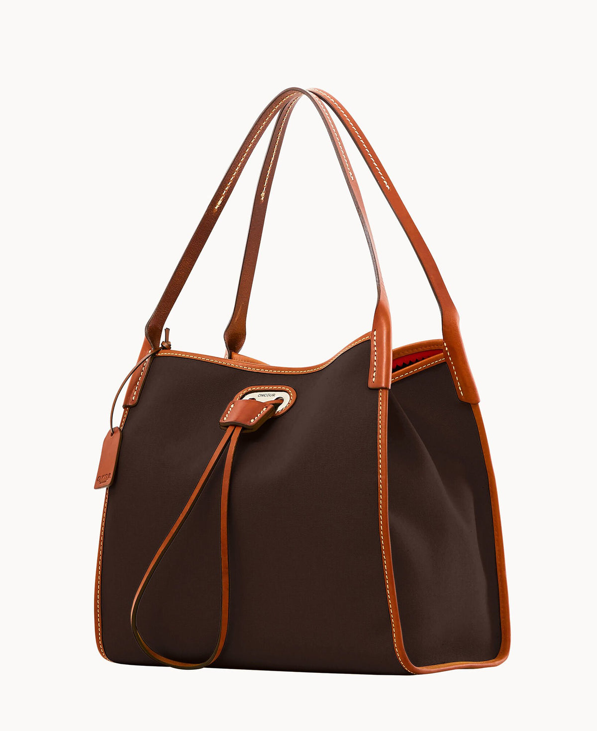 Dooney & Bourke Oncour Cabriolet Small Full Up Brown