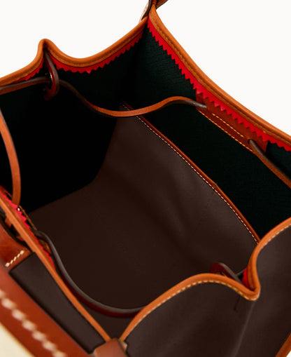 Dooney & Bourke Oncour Cabriolet Small Full Up Brown