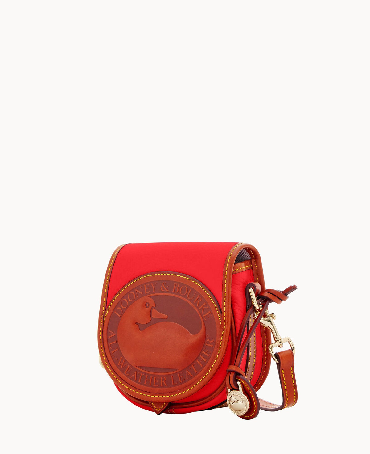 Dooney & Bourke All-Weather Leather 2 Duck Bag Red