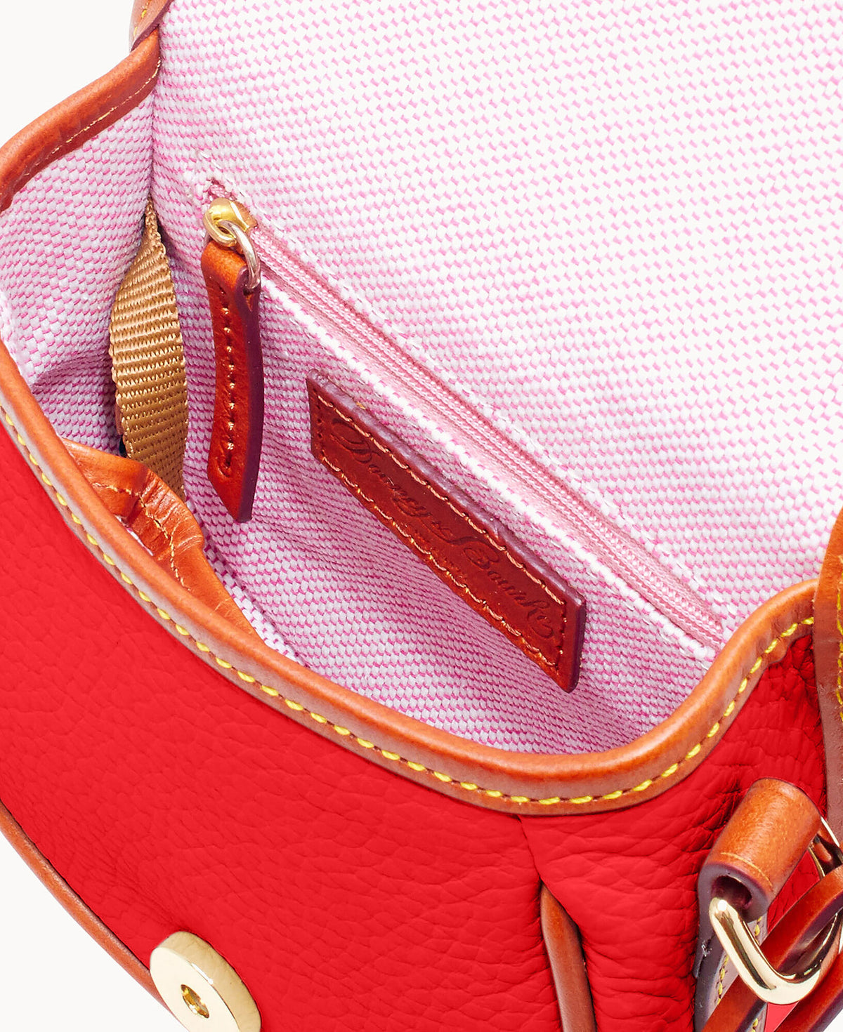 Dooney & Bourke All-Weather Leather 2 Duck Bag Red