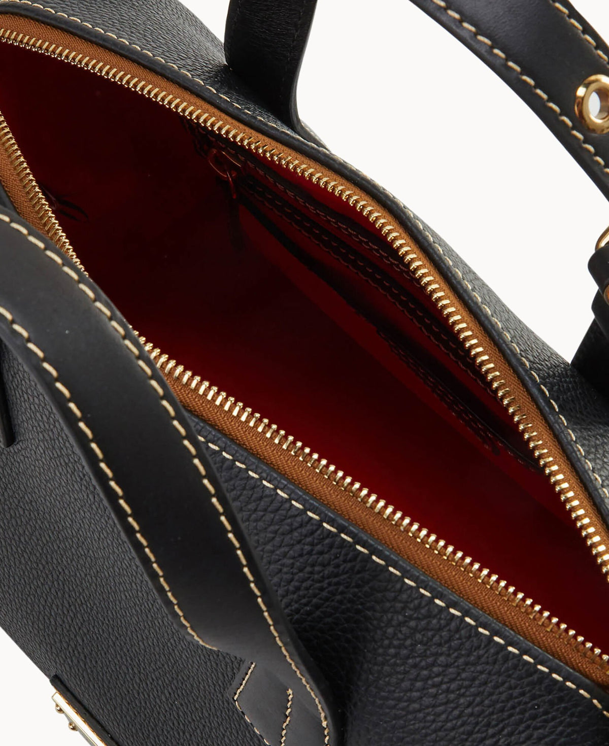 Dooney & Bourke Pebble Grain Kendra Satchel Black Black