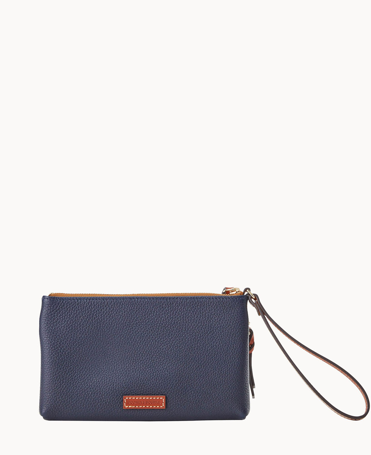 Dooney & Bourke MLB Braves Double Zip Wristlet Midnight Blue