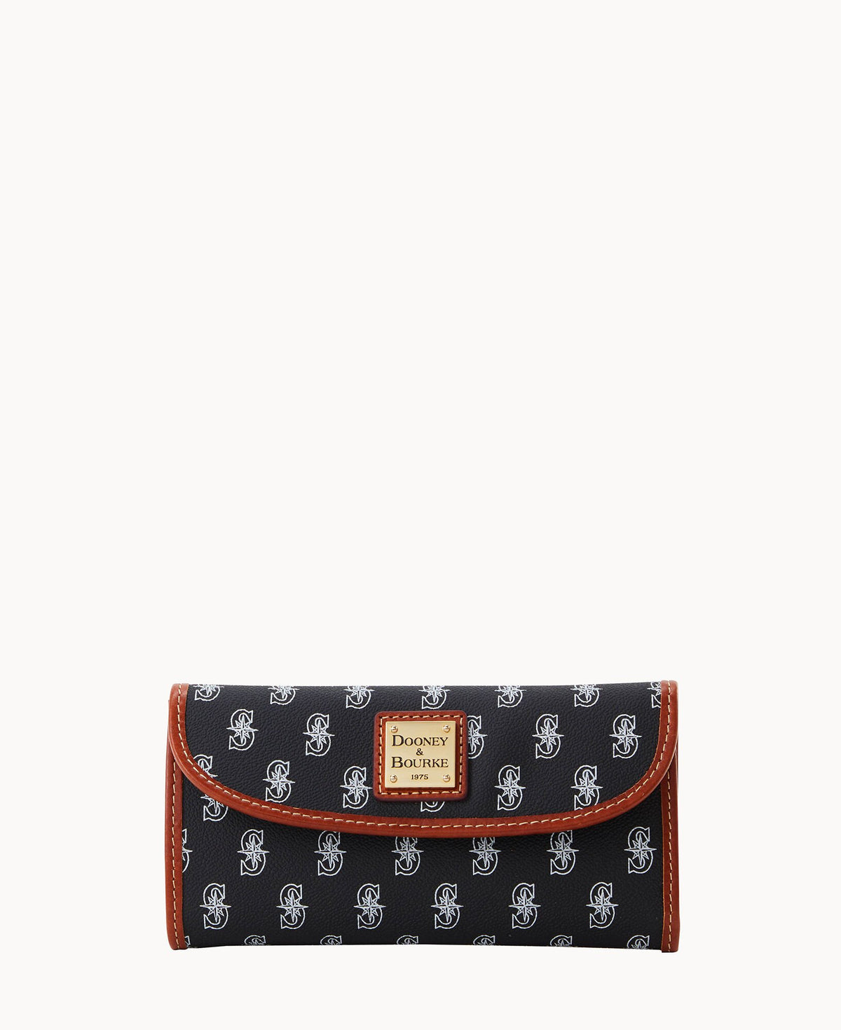 Dooney & Bourke MLB Mariners Continental Clutch Black