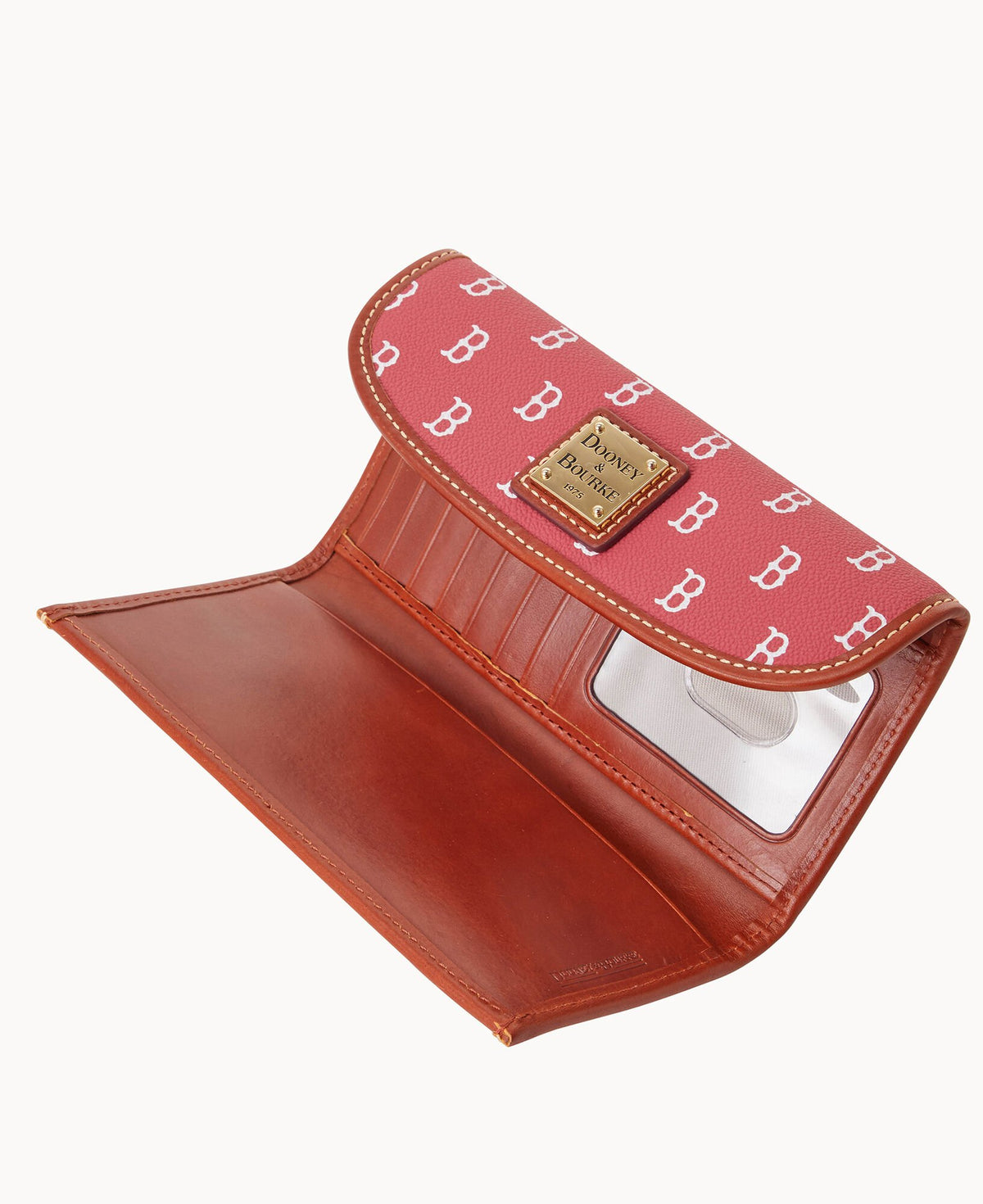 Dooney & Bourke MLB Red Sox Continental Clutch Red