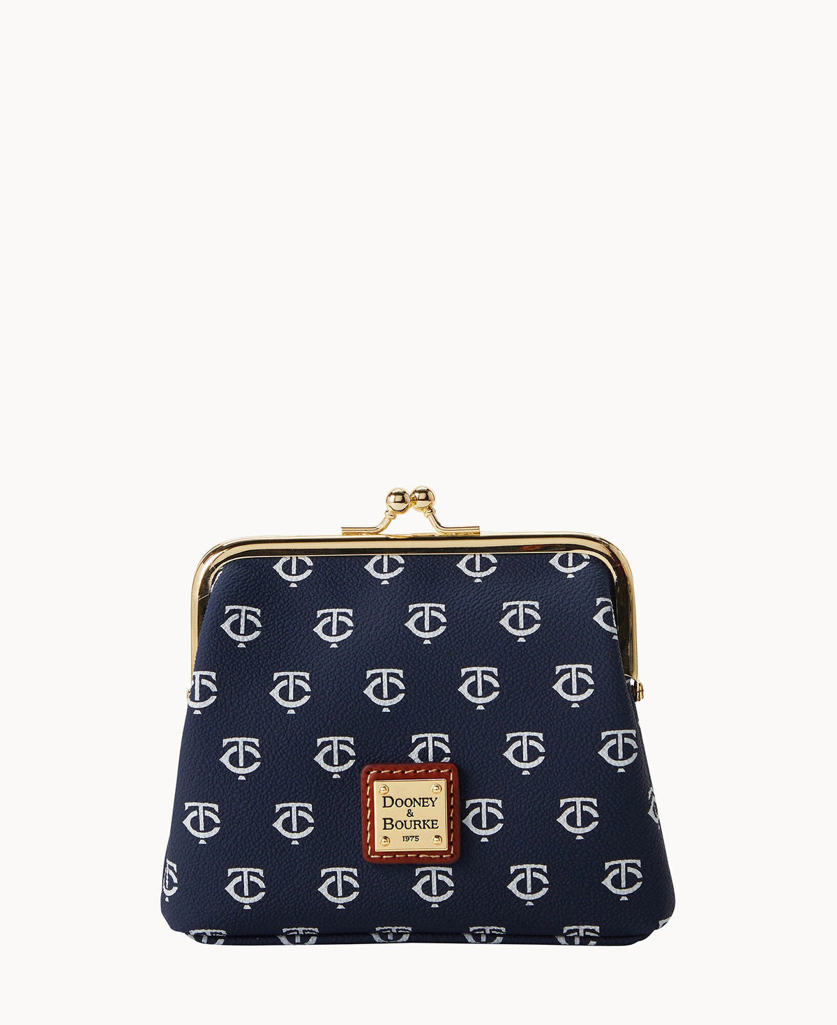 Dooney & Bourke MLB Twins Large Framed Purse Navy
