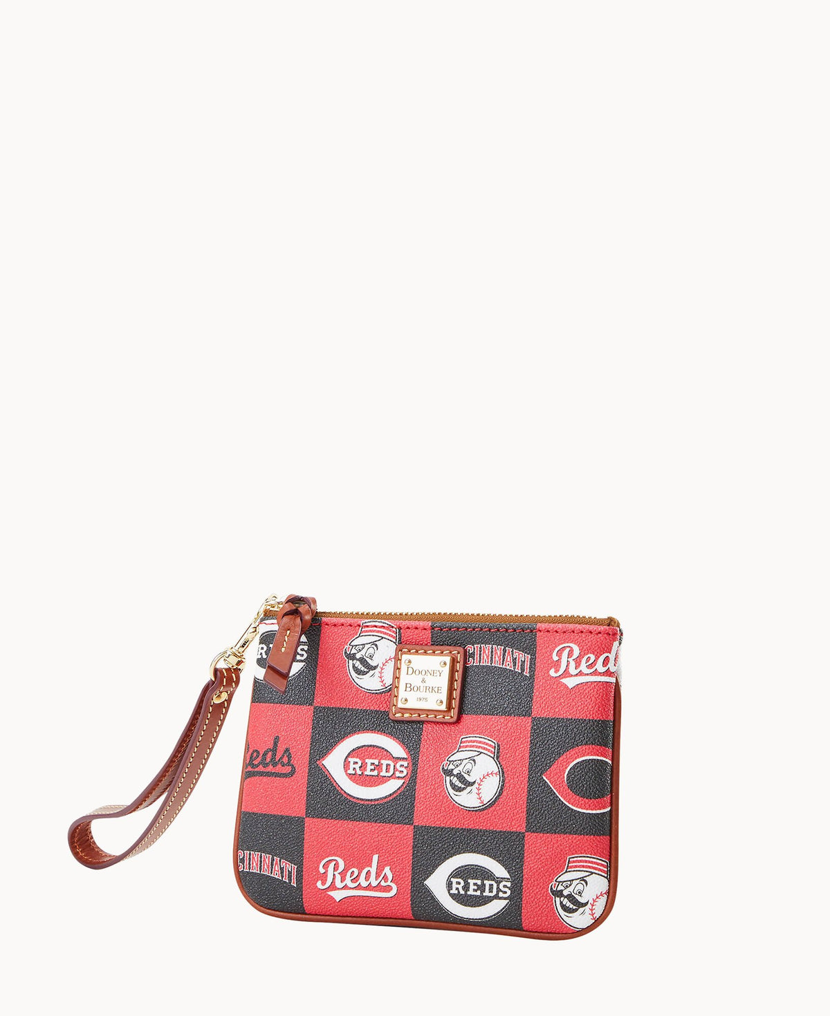 Dooney & Bourke MLB Reds Stadium Wristlet Red